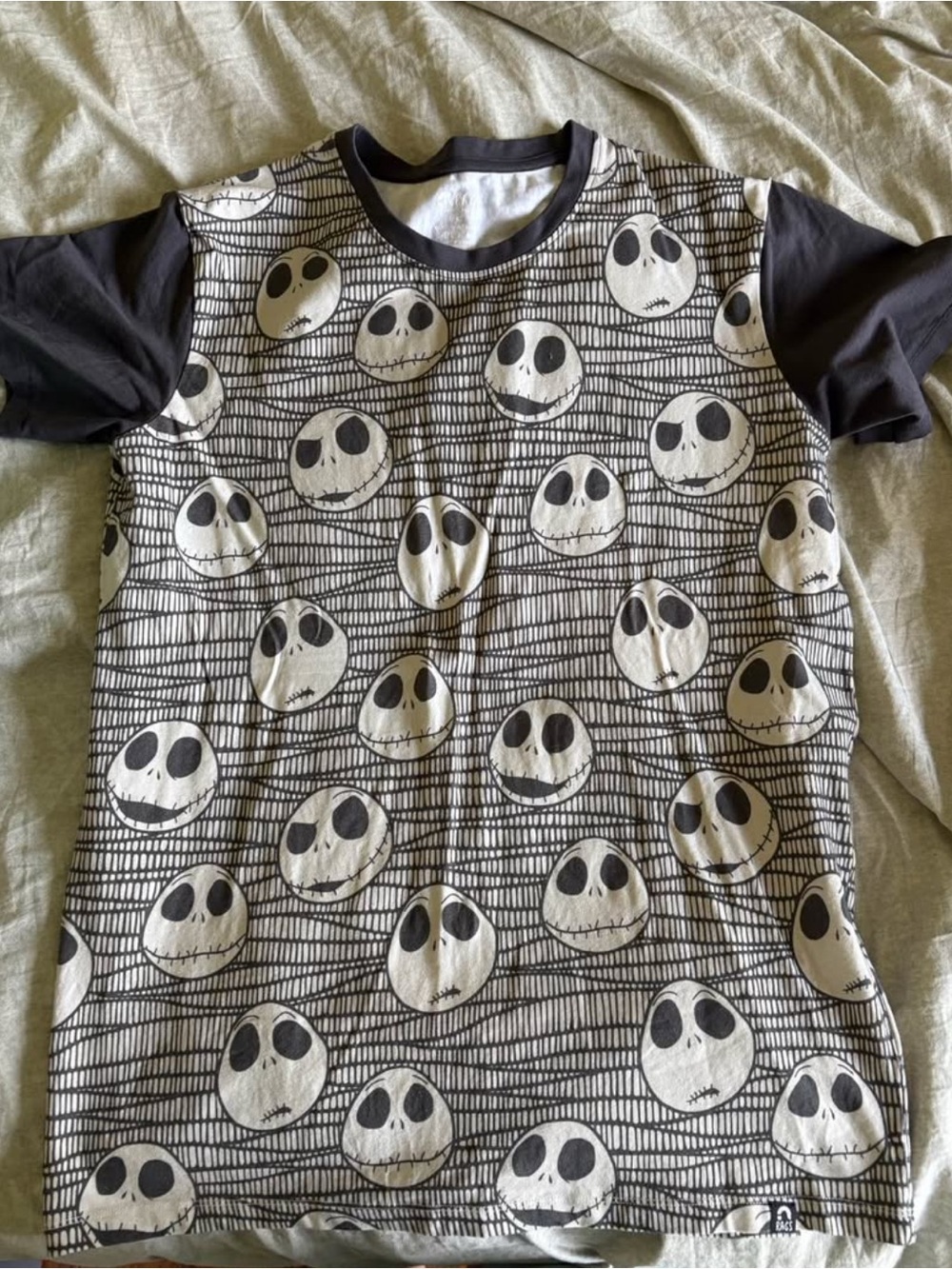 Disney Adult Black & White Graphic Tee - Nightmare Before Christmas
